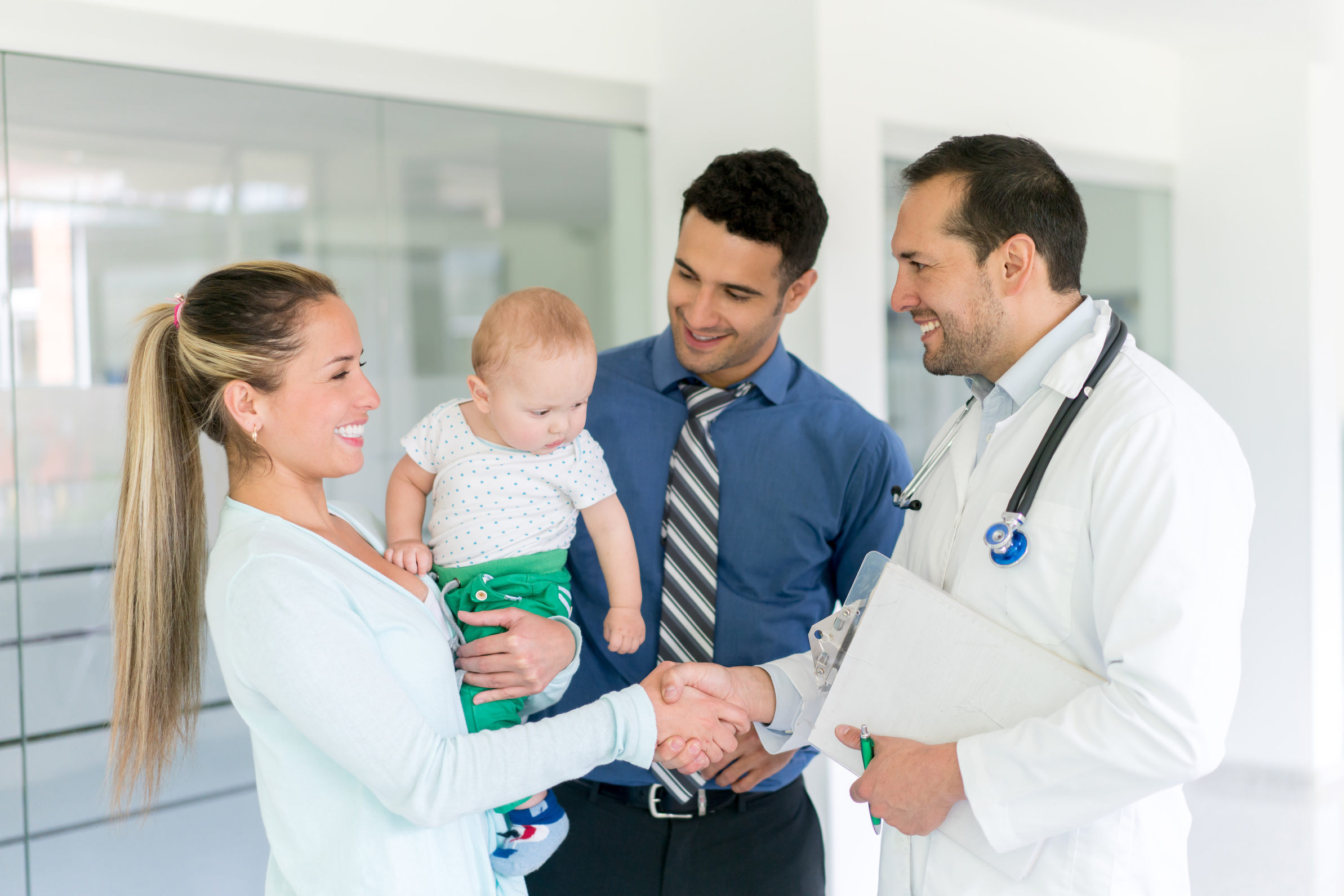 Family doctor at the hospital